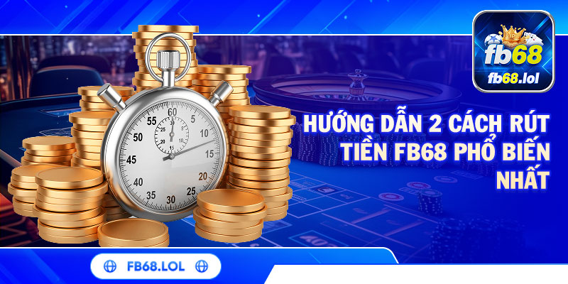 Hướng dẫn 2 cách rút tiền FB68 phổ biến nhất