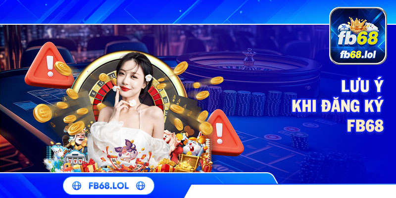 Lưu ý khi đăng ký FB68 