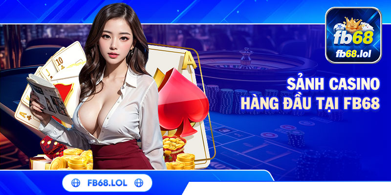 Sảnh casino hàng đầu tại FB68